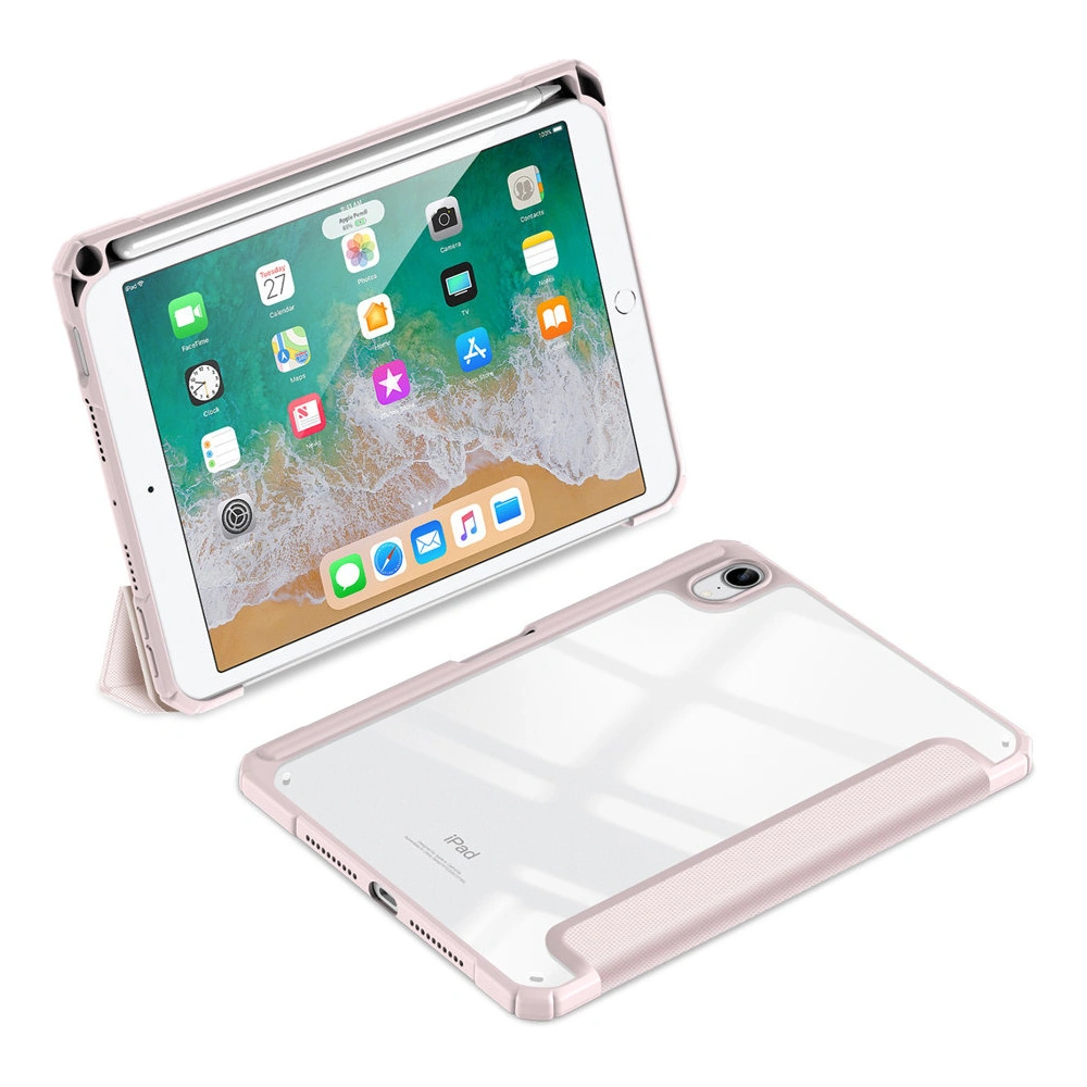 Etui Dux Ducis Toby Apple iPad mini 2021 (6. generacji) / iPad mini 8.3" 2024 (7. generacji) Pencil holder różowy