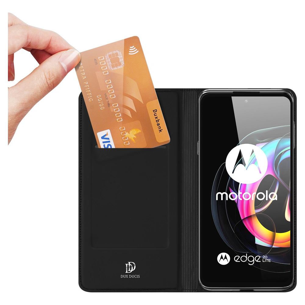 Etui Dux Ducis Skin Pro Motorola Moto Edge 20 Lite czarny