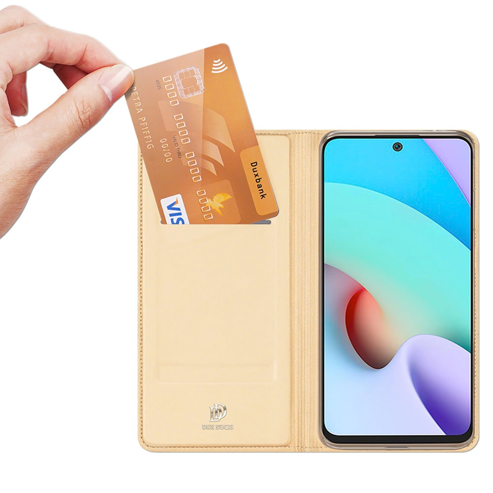 Etui Dux Ducis Skin Pro Xiaomi Redmi 10 złoty