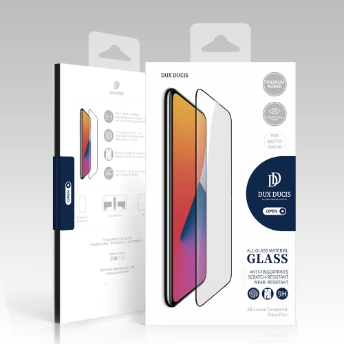 Kup Sticlă întărită Dux Ducis 9D Sticlă Temperată Motorola Moto Edge 20 neagră (compatible cu husă) - DDS752 - {ean13} - Sklep Home Screen