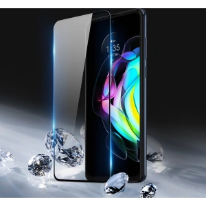 Sticlă întărită Dux Ducis 9D Sticlă Temperată Motorola Moto Edge 20 neagră (compatible cu husă)
