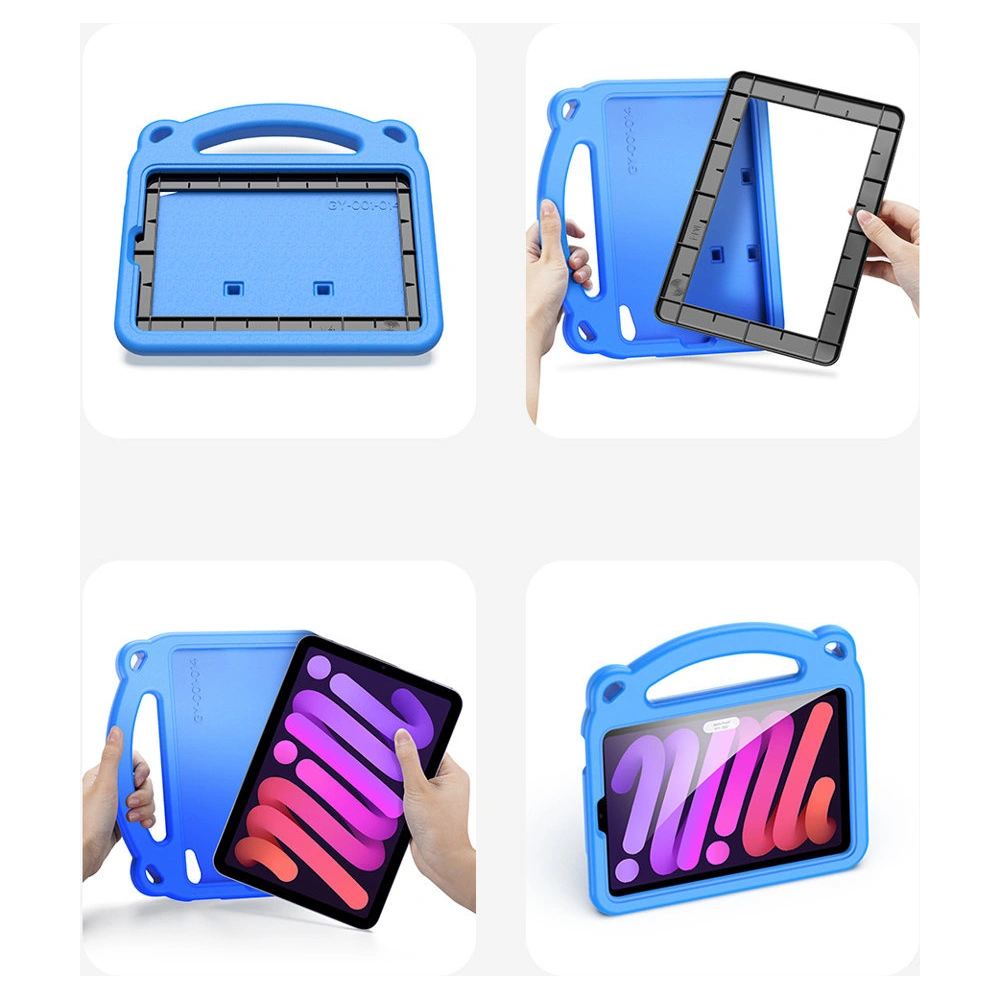 Etui Dux Ducis Panda Apple iPad mini 2021 (6. generacji) / iPad mini 8.3" 2024 (7. generacji) niebieski