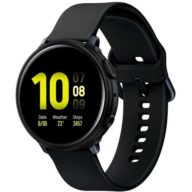 Kup Etui Spigen Liquid Air Samsung Galaxy Watch Active 2 44mm Black - 8809685620440 - SPN492BLK - Homescreen.pl