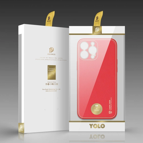 Etui Dux Ducis Yolo Apple iPhone 13 Pro červené
