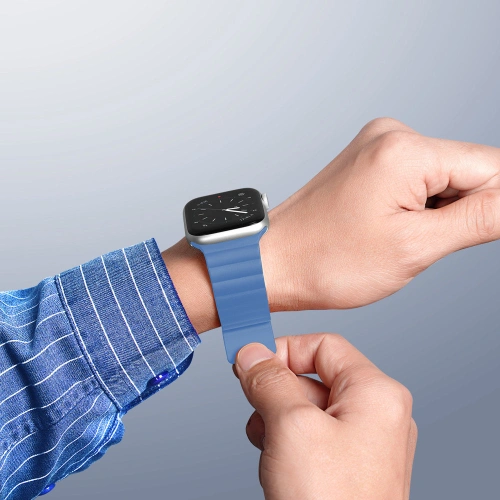 Buy Dux Ducis Magnetic Strap Apple Watch 4/5/6/7/8/9/SE/10 40/41/42mm blue (Chain Version) - DDS790 - {ean13} - Home Screen Store Europe