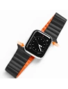 Dux Ducis Magnetic Pánt Apple Watch 4/5/6/7/SE/8/9/Ultra 44/45/49mm fekete-narancssárga (Lánc Verzió)