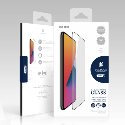 Kup Szkło hartowane Dux Ducis 10D Tempered Glass Motorola Moto E20 czarny (case friendly) - DDS801 - {ean13} - Sklep Home Screen
