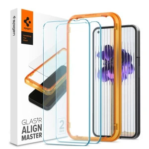 Spigen GLAS.tR Slim AlignMaster Nothing Phone 1 Clear [2 PACK]