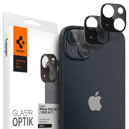 Kup Sticlă călită pentru aparatul Spigen Optik.tr Camera Protector Apple iPhone 14/14 Plus Negru [2 PACK] - SPN2543 - {ean13} - Sklep Home Screen