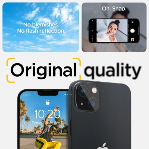 Kup Sticlă călită pentru aparatul Spigen Optik.tr Camera Protector Apple iPhone 14/14 Plus Negru [2 PACK] - SPN2543 - {ean13} - Sklep Home Screen