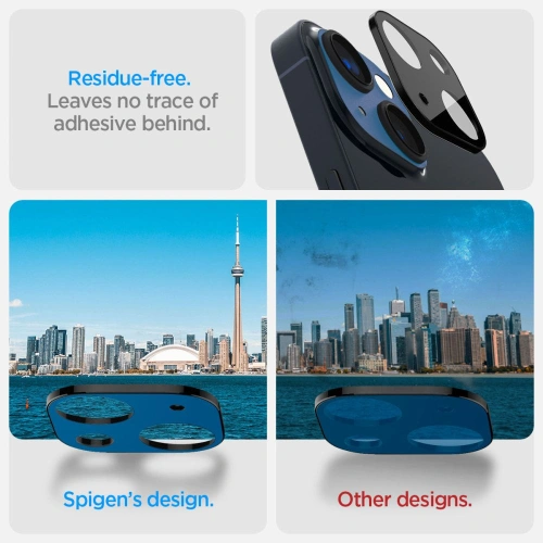 Kup Sticlă călită pentru aparatul Spigen Optik.tr Camera Protector Apple iPhone 14/14 Plus Negru [2 PACK] - SPN2543 - {ean13} - Sklep Home Screen