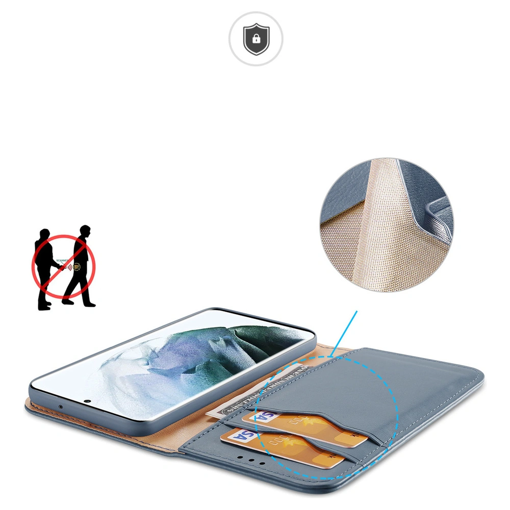 Etui Dux Ducis Hivo Samsung Galaxy S22 Ultra niebieski