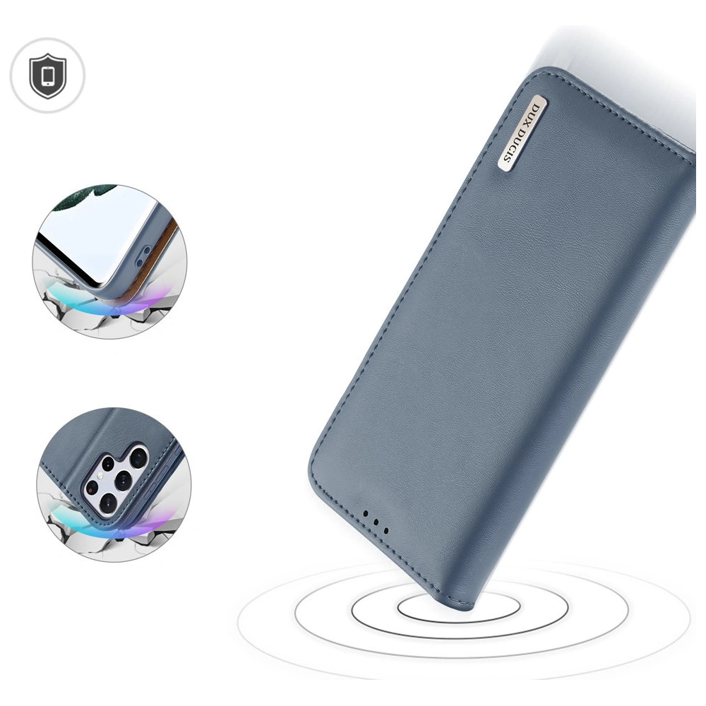 Etui Dux Ducis Hivo Samsung Galaxy S22 Ultra niebieski