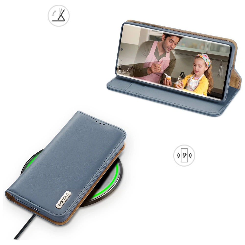 Etui Dux Ducis Hivo Samsung Galaxy S22 Ultra niebieski