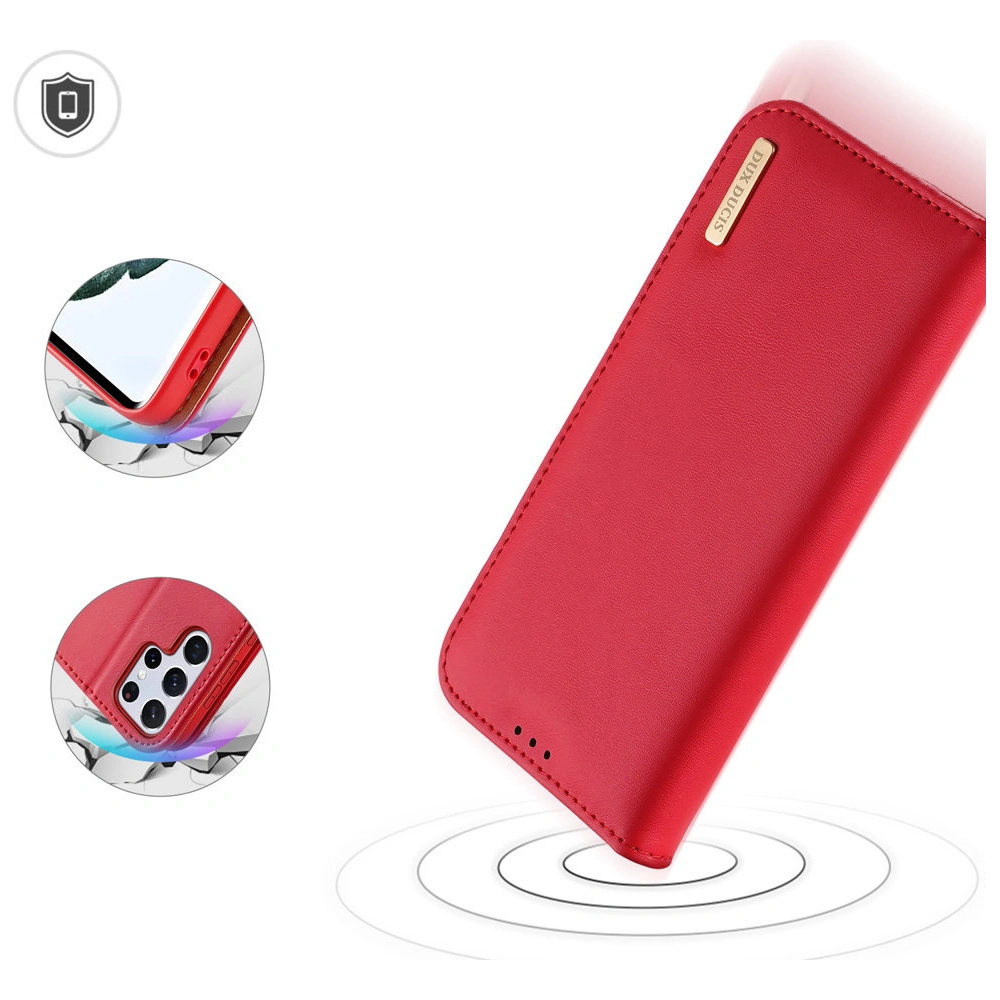 Etui Dux Ducis Hivo Samsung Galaxy S22 Ultra czerwony