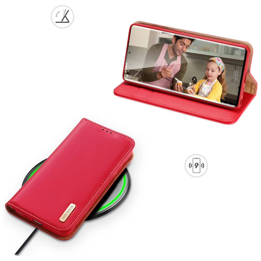 Etui Dux Ducis Hivo Samsung Galaxy S22 Ultra czerwony