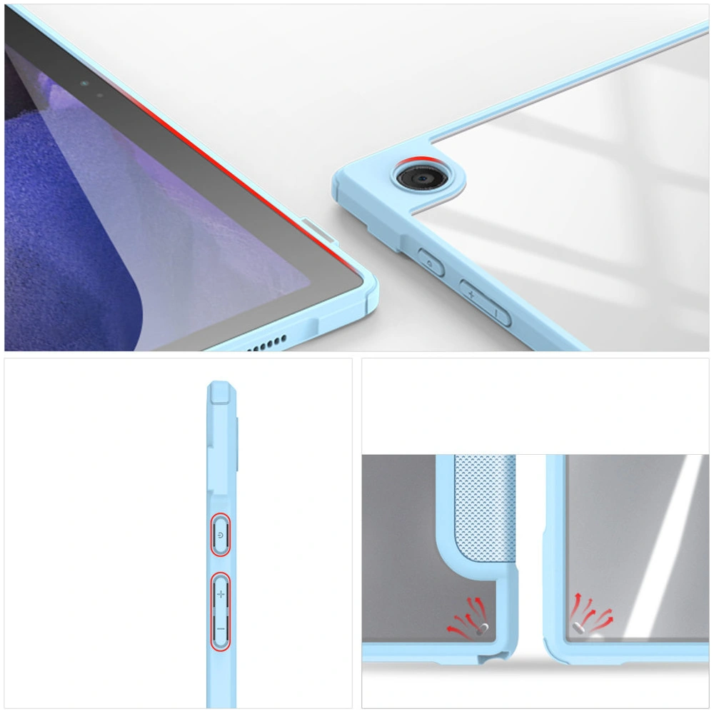 Etui Dux Ducis Toby Samsung Galaxy Tab A8 10.5 stylus holder niebieski