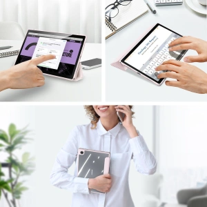 Kup Etui Dux Ducis Toby Samsung Galaxy Tab A8 10.5 suport pentru stilou roz - DDS855 - {ean13} - Sklep Home Screen