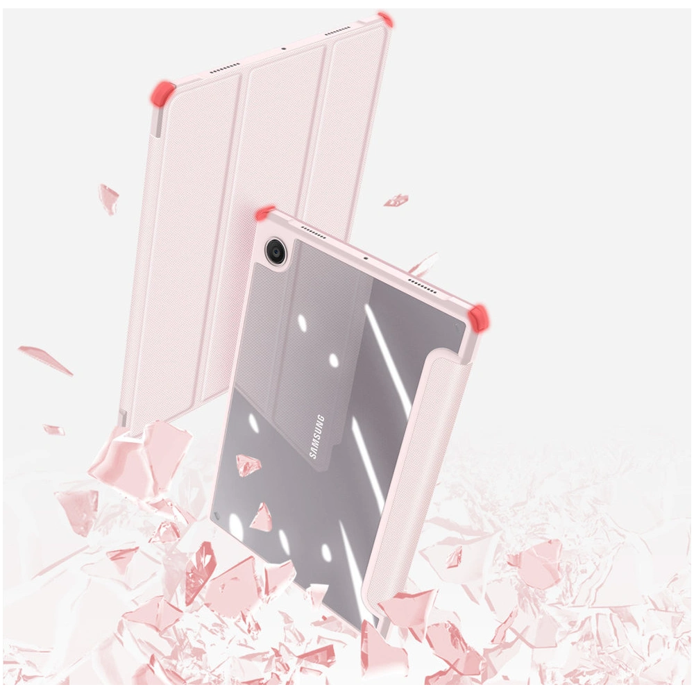 Etui Dux Ducis Toby Samsung Galaxy Tab A8 10.5 stylus holder różowy