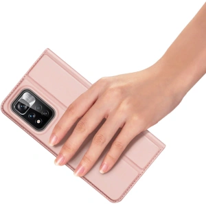 Etui Dux Ducis Skin Pro Xiaomi Mi11i HyperCharge/POCO X4 NFC rózsaszín