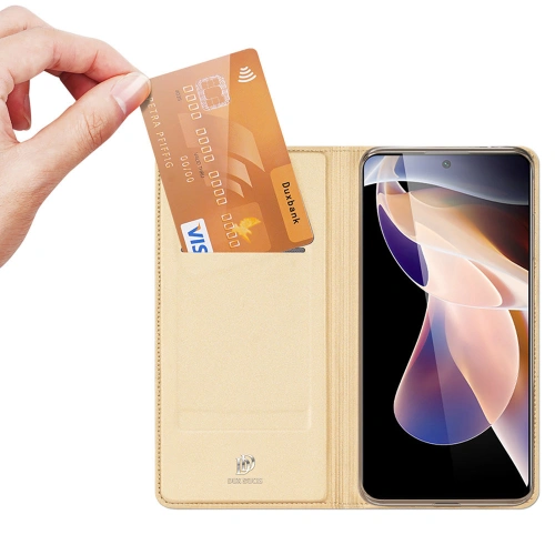 Kup Etui Dux Ducis Skin Pro Xiaomi Mi11i HyperCharge/POCO X4 NFC złoty - DDS885 - {ean13} - Sklep Home Screen