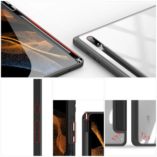 Kup Etui Dux Ducis Toby Samsung Galaxy Tab S8 Ultra stylustartó fekete - DDS955 - {ean13} - Sklep Home Screen