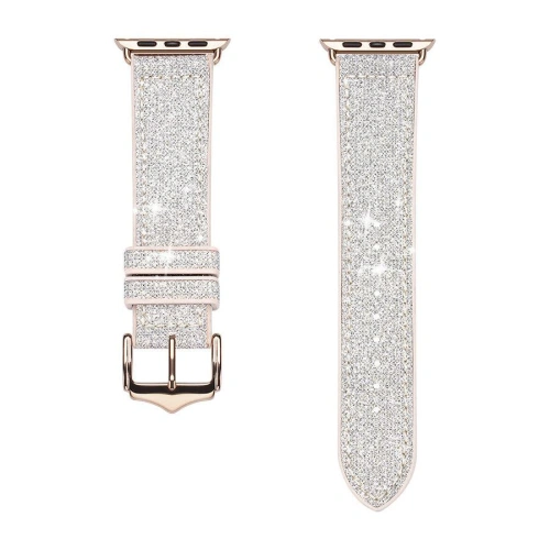 Kup Pasek Dux Ducis Strap Apple Watch 4/5/6/7/8/9/SE/10 40/41/42mm bílý (Sparkle Version) - DDS961 - {ean13} - Sklep Home Screen