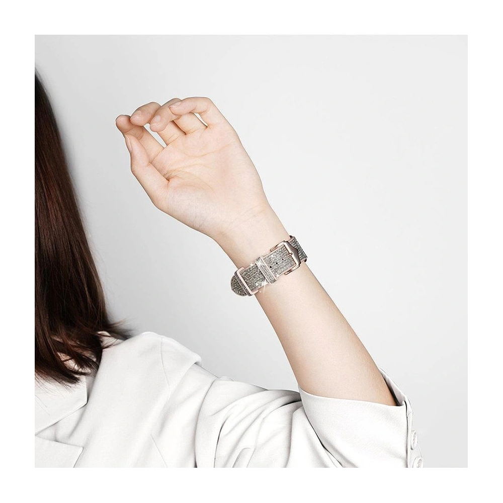 Pasek Dux Ducis Strap Apple Watch 4/5/6/7/8/9/SE/10 40/41/42mm złoty (Sparkle Version)