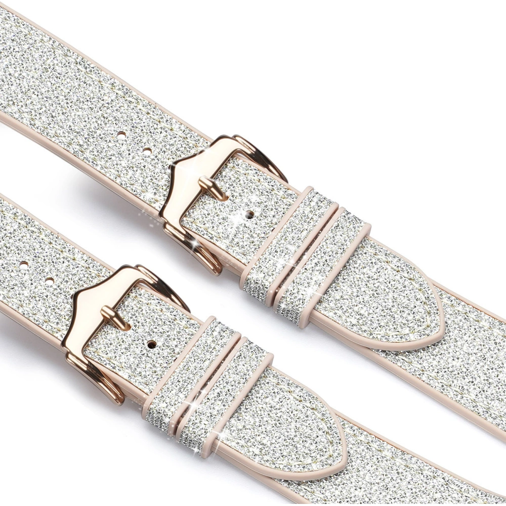 Pasek Dux Ducis Strap Apple Watch 4/5/6/7/SE/8/9/Ultra 44/45/49mm biały (Sparkle Version)