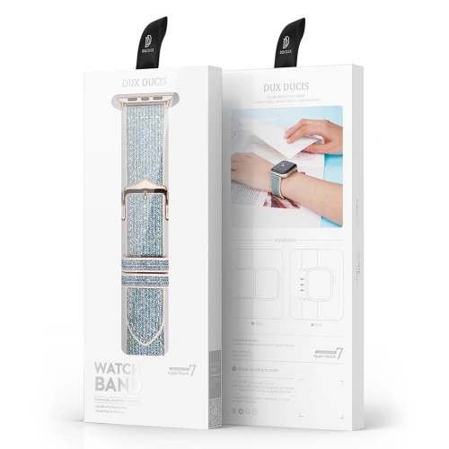Kup Dux Ducis Strap für Apple Watch 4/5/6/7/SE/8/9/Ultra 44/45/49mm blau (Sparkle Version) - DDS968 - {ean13} - Sklep Home Screen