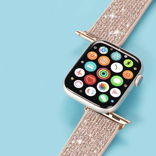 Buy Dux Ducis Strap for Apple Watch 4/5/6/7/SE/8/9/Ultra 44/45/49mm gold (Sparkle Version) - DDS970 - {ean13} - Home Screen Store Europe