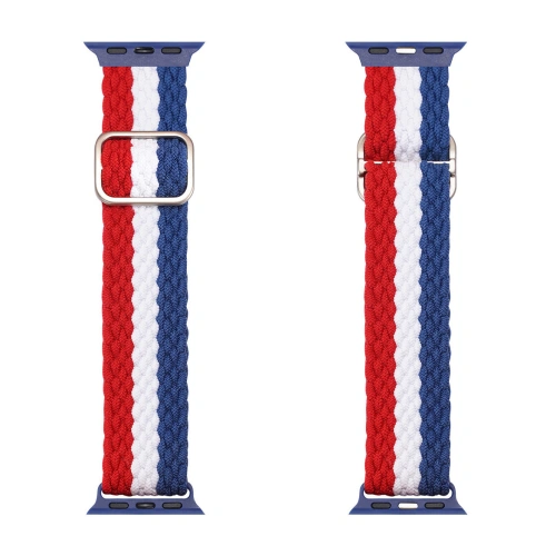 Kup Pásek Dux Ducis Strap Apple Watch 4/5/6/7/8/9/SE/10 40/41/42mm modro-bílo-červený (Mixture Version) - DDS972 - {ean13} - Sklep Home Screen