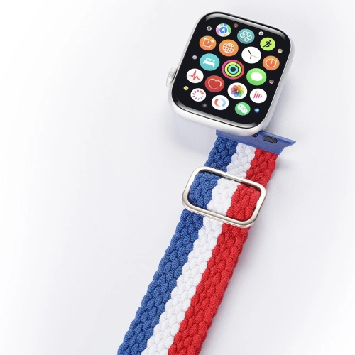 Kup Pásek Dux Ducis Strap Apple Watch 4/5/6/7/8/9/SE/10 40/41/42mm modro-bílo-červený (Mixture Version) - DDS972 - {ean13} - Sklep Home Screen