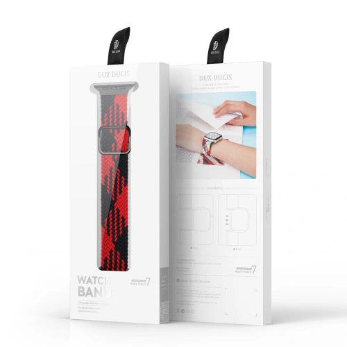 Buy Dux Ducis Strap for Apple Watch 4/5/6/7/8/9/SE/10 40/41/42mm black-red (Mixture Version) - DDS973 - {ean13} - Home Screen Store Europe