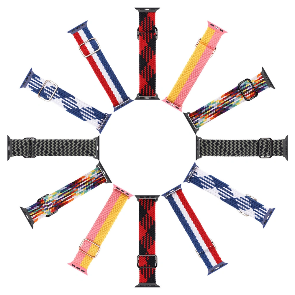 Pasek Dux Ducis Strap Apple Watch 4/5/6/7/SE/8/9/Ultra 44/45/49mm czarno-czerwony (Mixture Version)