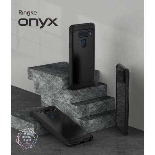 Kup Etui Ringke Onyx LG V40 ThinQ Fekete - RGK1061BLK - {ean13} - Sklep Home Screen