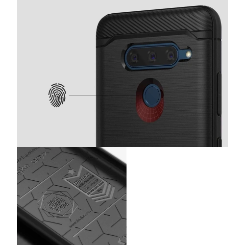 Kup Etui Ringke Onyx LG V40 ThinQ Fekete - RGK1061BLK - {ean13} - Sklep Home Screen