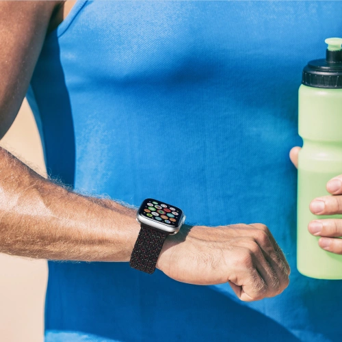Kup Pásek Dux Ducis Strap Apple Watch 4/5/6/7/SE/8/9/Ultra 44/45/49mm černý (Mixture Version) - DDS993 - {ean13} - Sklep Home Screen