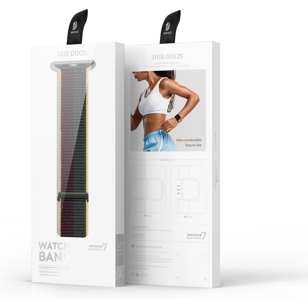 Pasek Dux Ducis Strap Apple Watch 4/5/6/7/8/9/SE/10 40/41/42mm zielony (Sport Version)