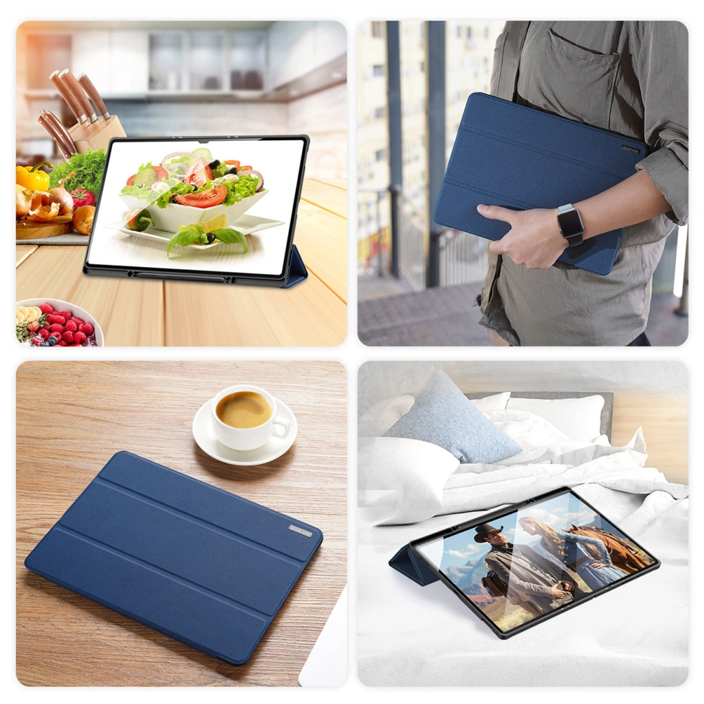 Etui Dux Ducis Domo Samsung Galaxy Tab S8 Ultra niebieski