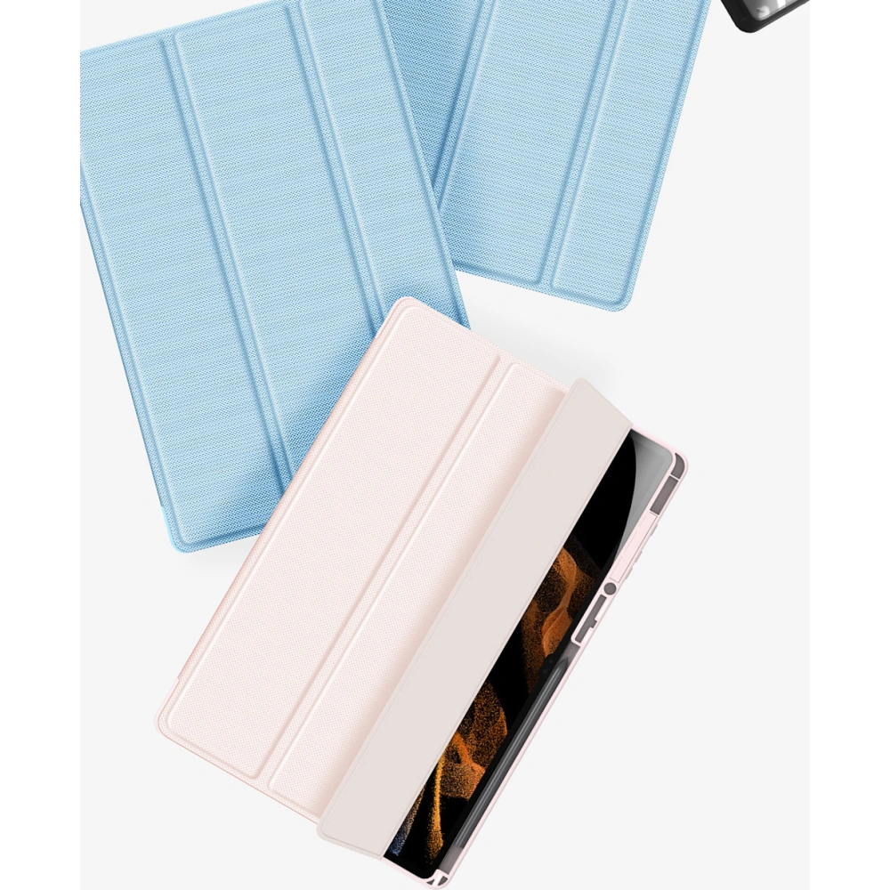 Etui Dux Ducis Toby Samsung Galaxy Tab S8 Ultra stylus holder niebieski