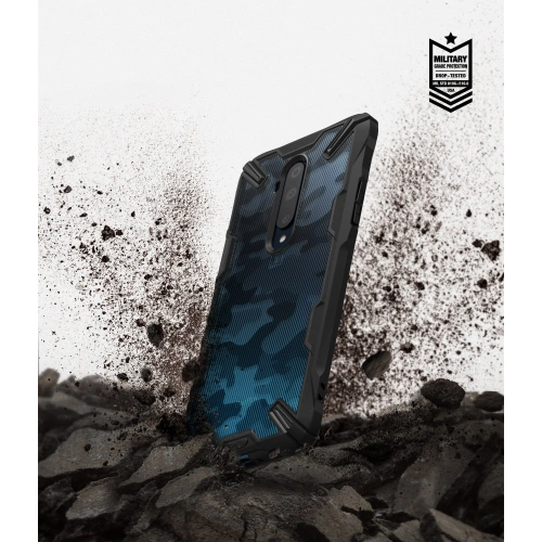Kup Etui Ringke Fusion-X Design OnePlus 7T Pro Camo (Moro) Fekete - RGK1068MOB - {ean13} - Sklep Home Screen