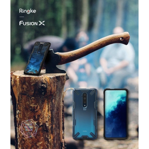 Buy Ringke Fusion-X OnePlus 7T Pro Space Blue - RGK1067BLU - {ean13} - Home Screen Store Europe