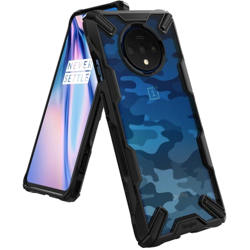 Kup Etui Ringke Fusion-X Design OnePlus 7T Camo (Moro) Černá - RGK1065MOB - {ean13} - Sklep Home Screen