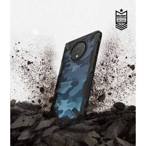 Kup Etui Ringke Fusion-X Design OnePlus 7T Camo (Moro) Černá - RGK1065MOB - {ean13} - Sklep Home Screen