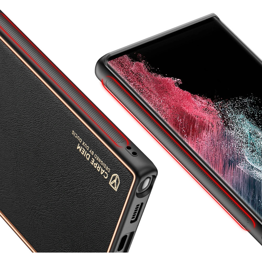 Etui Dux Ducis Yolo Samsung Galaxy S22 Ultra czarny