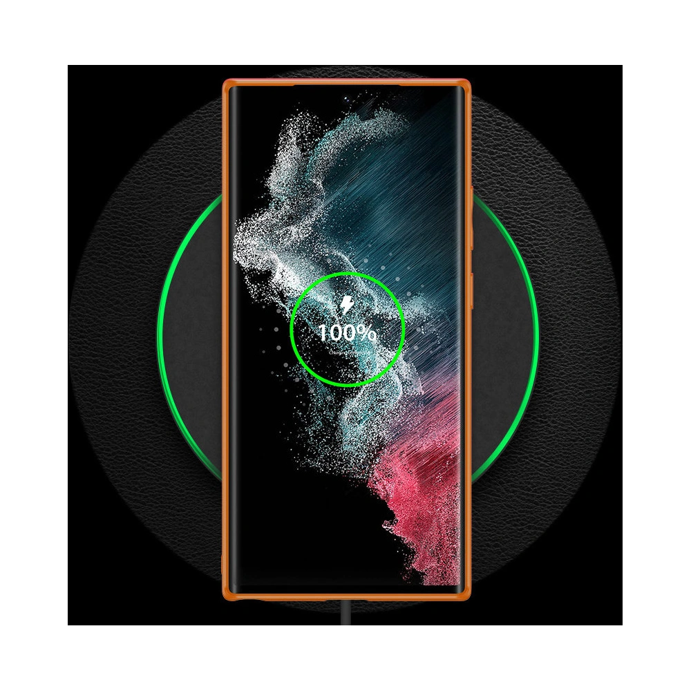 Etui Dux Ducis Yolo Samsung Galaxy S22 Ultra pomarańczowy