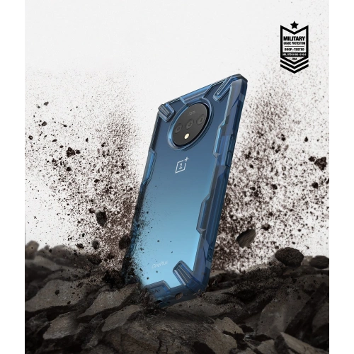 Kup Etui Ringke Fusion-X OnePlus 7T Space Blue - RGK1064BLU - {ean13} - Sklep Home Screen