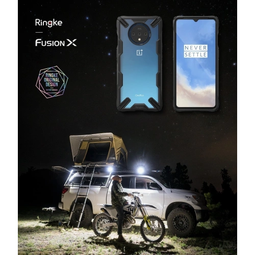 Kup Etui Ringke Fusion-X OnePlus 7T Black - RGK1063BLK - {ean13} - Sklep Home Screen