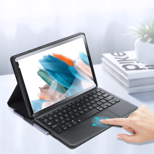 Kup Etui Dux Ducis Touchpad Keyboard Case Bluetooth Samsung Galaxy Tab A8 10.5 negru - DDS1037 - {ean13} - Sklep Home Screen